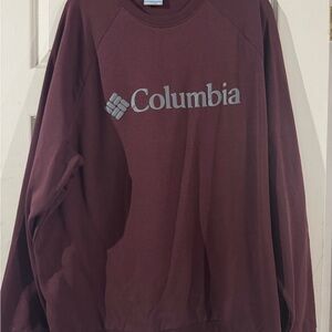 Columbia Men's Maroon Crewneck Sweater